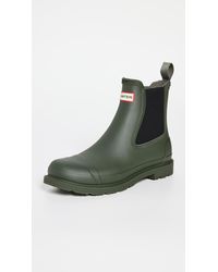 hunter men's commando chelsea boots