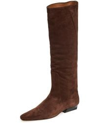 STAUD - Wally Flat Boots - Lyst