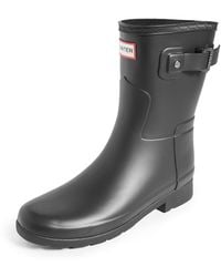 HUNTER - Refined Short Matte Boots - Lyst