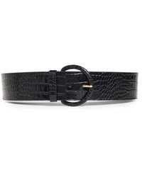 Anderson's - Over Waist Mock Croc Leather Belt - Lyst