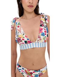 Agua Bendita - Laurie Citrus Bikini Top - Lyst