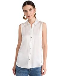 L'Agence - 'Agence Emmy Sleeveless Blouse - Lyst