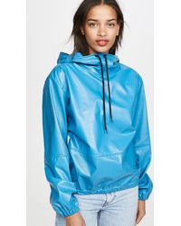 MSGM Vinyl Sweatshirt - Blue