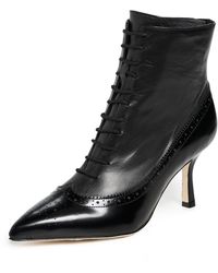 L'Agence - Fayette Booties - Lyst
