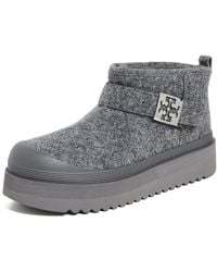 Tory Burch - Mellow Shearling Platform Boots - Lyst