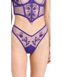 Thistle & Spire - Thitle And Pire Verona Highleg Thong - Lyst