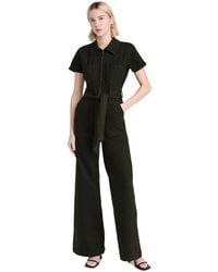 GOOD AMERICAN - Fit For Success Palazzo Jumpsuit Fatigue - Lyst