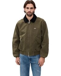 Obey - Fade Wash Insulated Jacket - Lyst