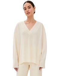 SABLYN - Nylah Cashmere Slouchy V Neck Pullover - Lyst
