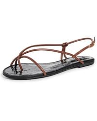 SCHUTZ SHOES - Malta Flat Sandals - Lyst