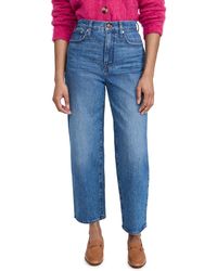 Madewell - The Perfect Vintage Wide-leg Crop Jean In - Lyst