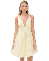 Zimmermann - Illuminate V Neck Mini Dress - Lyst