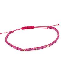 JIA JIA - Nami Ruby Diamond Cord Bracelet - Lyst