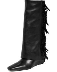Jonathan Simkhai - Quinn Leather Fringe Boots - Lyst