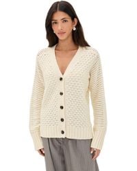La Ligne - Textured Stitch Cardigan - Lyst