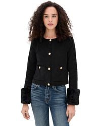 Wayf - Fur Trim Jacket - Lyst