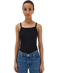 RE/DONE - Pointee Square Neck Tank Back X - Lyst