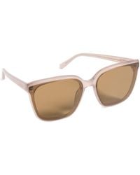 Illesteva - Mallorca Thistle Sunglasses With Brown Flat Lenses - Lyst