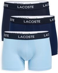 Lacoste - Microfiber Trunks 3 Pack - Lyst