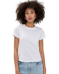 FRAME - The Baby Tee - Lyst