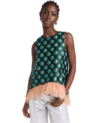 La DoubleJ - A Doube J A Caa Top With Feather Jacquard Winter Un - Lyst