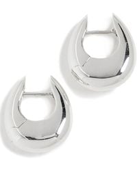 Annika Inez - Small Sloping Hinge Hoops - Lyst