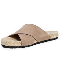 Manebí - Crossed Band Espadrille Sandals - Lyst