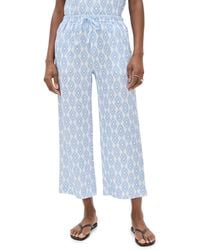 Splendid - Angie Crop Wide Leg Pants - Lyst