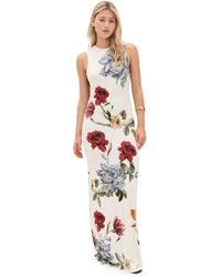 Alice + Olivia - Delora Open Back Maxi Dress - Lyst