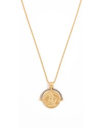 Missoma - Lucy Williams Engravable Fortuna Arc Coin Necklace - Lyst