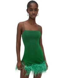 Oséree - Lumiere Plumage Mini Dress - Lyst