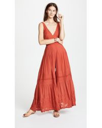 Free People Paloma Jumpsuit - Orange