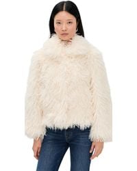 Cinq À Sept - Geraldine Faux Fur Coat - Lyst