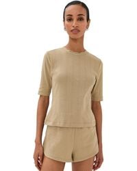 Le Bos - Ada Pointelle Tee - Lyst