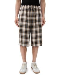 Acne Studios - Ressa Optic Check Flannel Shorts 13.5 - Lyst