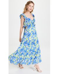 DRESS320 Womens/Ladies Rose And Heather Print Sleeveless Maxi Summer Dress 