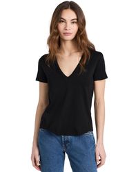 Veronica Beard - Cindy V Neck High Low Tee - Lyst