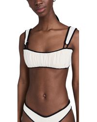 Montce - X Oivia Cupo Victoria Bikini Top Cream/back Terry Rib - Lyst