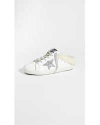 sabot superstar genuine shearling slide sneaker