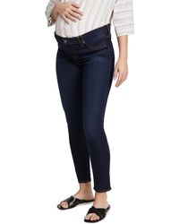 7 For All Mankind - The Ankle Skinny Maternity Jeans - Lyst