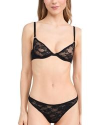 Fleur du Mal - Le Stretch Lace Demi Bra - Lyst