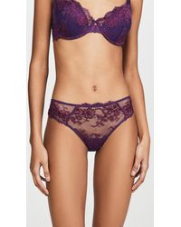 Natori Devotion Tanga Underwear - Purple