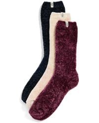 UGG - Leda Sparkle Socks 3 Pack - Lyst