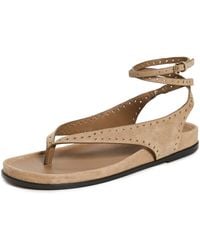 Madewell - Millie Thong Lace Up Sandals - Lyst