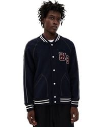 Wales Bonner - October Knit Varsity Jacket - Lyst