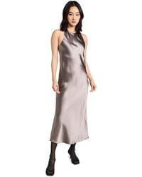 Tibi - Heavy Satin Midi Dress - Lyst