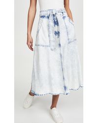 closed denim skirt