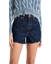 RE/DONE - The Midi Shorts - Lyst