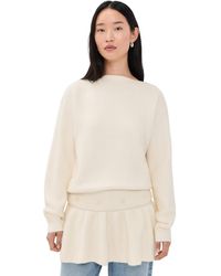 Source Unknown - Corinth Peplum Sweater - Lyst