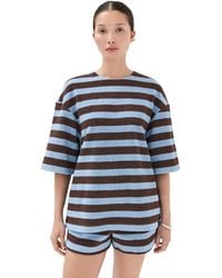 Tibi - Bonded Dry Loop Terry Easy Tee - Lyst